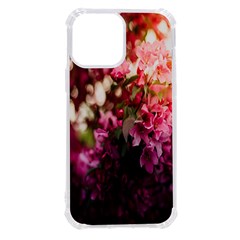 Pink Flower Iphone 13 Pro Max Tpu Uv Print Case