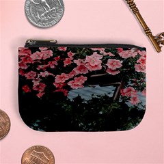 Pink Peony  Flower Mini Coin Purse by artworkshop