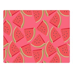 Watermelon Background Watermelon Wallpaper Two Sides Premium Plush Fleece Blanket (large) by pakminggu