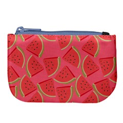 Watermelon Background Watermelon Wallpaper Large Coin Purse by pakminggu