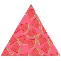 Watermelon Background Watermelon Wallpaper Wooden Puzzle Triangle