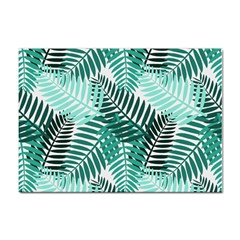 Background Pattern Texture Leaves Design Wallpaper Sticker A4 (10 Pack) by pakminggu