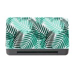 Background Pattern Texture Leaves Design Wallpaper Memory Card Reader with CF Front