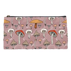 Mushrooms Autumn Fall Pattern Seamless Decorative Pencil Case by pakminggu