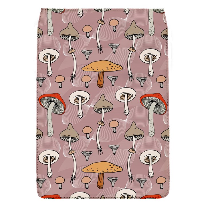 Mushrooms Autumn Fall Pattern Seamless Decorative Removable Flap Cover (S)