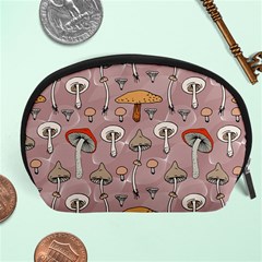 Mushrooms Autumn Fall Pattern Seamless Decorative Accessory Pouch (large) by pakminggu