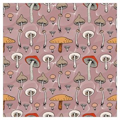 Mushrooms Autumn Fall Pattern Seamless Decorative Lightweight Scarf  by pakminggu