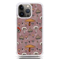 Mushrooms Autumn Fall Pattern Seamless Decorative Iphone 13 Pro Tpu Uv Print Case by pakminggu