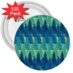 Christmas Trees Pattern Digital Paper Seamless 3  Buttons (100 pack)  Front