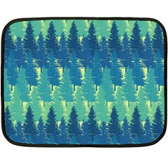 Christmas Trees Pattern Digital Paper Seamless Fleece Blanket (mini)