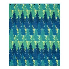 Christmas Trees Pattern Digital Paper Seamless Shower Curtain 60  X 72  (medium) 