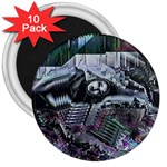 Cyberpunk Drama 3  Magnets (10 pack)  Front