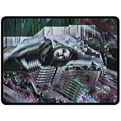 Cyberpunk Drama Fleece Blanket (large) by MRNStudios