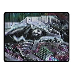 Cyberpunk Drama Two Sides Fleece Blanket (small) by MRNStudios