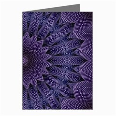 Shape Geometric Symmetrical Symmetry Wallpaper Greeting Cards (pkg Of 8)