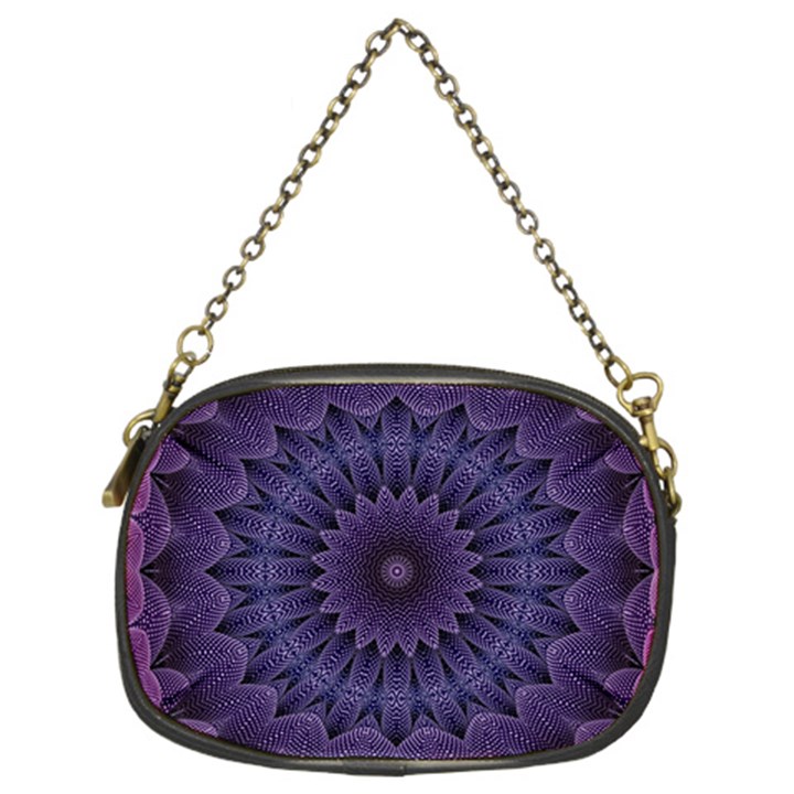 Shape Geometric Symmetrical Symmetry Wallpaper Chain Purse (Two Sides)