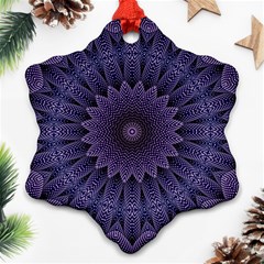 Shape Geometric Symmetrical Symmetry Wallpaper Ornament (snowflake)