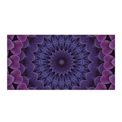 Shape Geometric Symmetrical Symmetry Wallpaper Satin Wrap 35  X 70  by Bangk1t