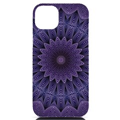 Shape Geometric Symmetrical Symmetry Wallpaper Iphone 14 Plus Black Uv Print Case by Bangk1t