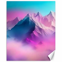 Landscape Mountain Colorful Nature Canvas 16  X 20  by Ravend