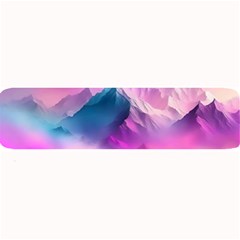 Landscape Mountain Colorful Nature Large Bar Mat by Ravend