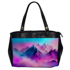 Landscape Mountain Colorful Nature Oversize Office Handbag by Ravend