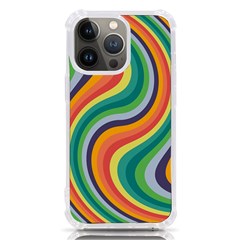 Swirl Twirl Rainbow Retro Iphone 13 Pro Tpu Uv Print Case by Ravend