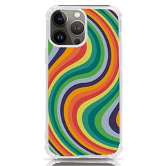 Swirl Twirl Rainbow Retro Iphone 13 Pro Max Tpu Uv Print Case by Ravend