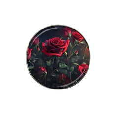 Rose Flower Plant Red Hat Clip Ball Marker by Ravend