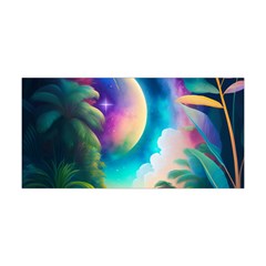 Jungle Moon Light Plants Space Yoga Headband by Ravend