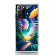 Jungle Moon Light Plants Space Samsung Galaxy Note 20 Ultra Tpu Uv Case by Ravend