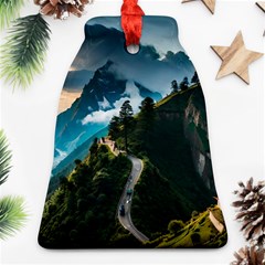 Nature Mountain Valley Ornament (bell)