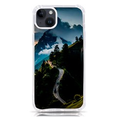 Nature Mountain Valley Iphone 14 Plus Tpu Uv Print Case by Ravend