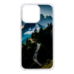 Nature Mountain Valley Iphone 13 Pro Tpu Uv Print Case by Ravend