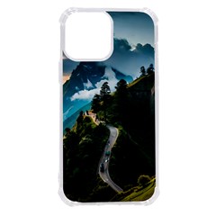 Nature Mountain Valley Iphone 13 Pro Max Tpu Uv Print Case by Ravend