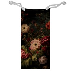 Flower Nature Background Bloom Jewelry Bag by Ravend