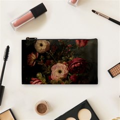 Flower Nature Background Bloom Cosmetic Bag (small) by Ravend