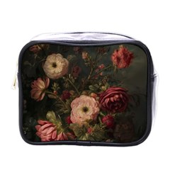 Flower Nature Background Bloom Mini Toiletries Bag (one Side) by Ravend