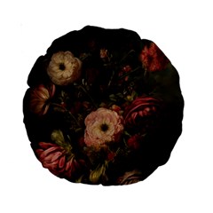 Flower Nature Background Bloom Standard 15  Premium Round Cushions by Ravend