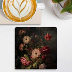 Flower Nature Background Bloom Uv Print Square Tile Coaster  by Ravend