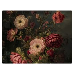 Flower Nature Background Bloom Two Sides Premium Plush Fleece Blanket (extra Small) by Ravend