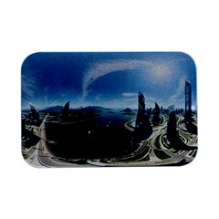 Futuristic City Fantasy Scifi Open Lid Metal Box (silver)   by Ravend