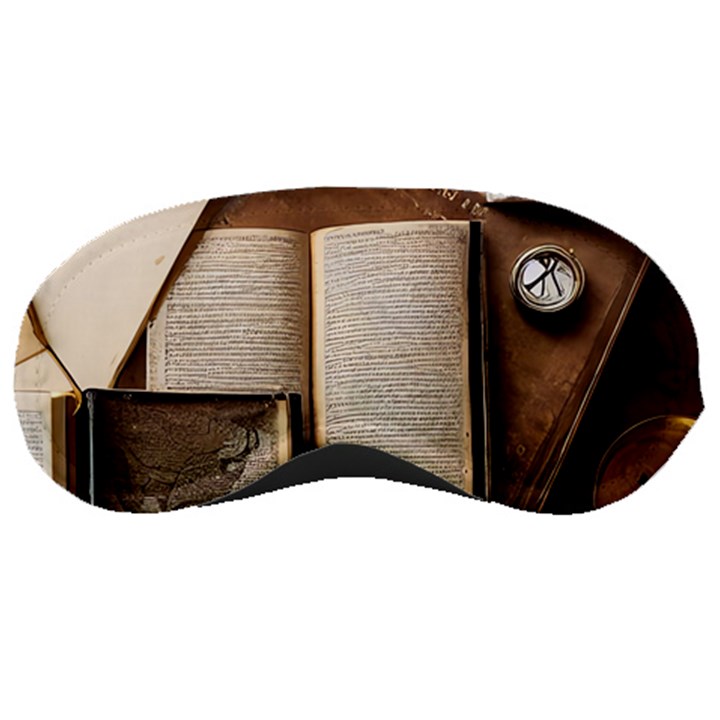 Desk Book Inkwell Pen Sleep Mask