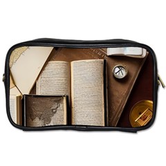 Desk Book Inkwell Pen Toiletries Bag (one Side) by Ravend