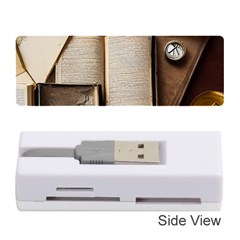 Desk Book Inkwell Pen Memory Card Reader (stick) by Ravend