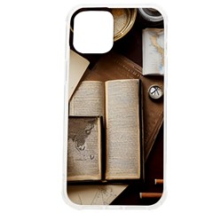 Desk Book Inkwell Pen Iphone 12 Pro Max Tpu Uv Print Case by Ravend