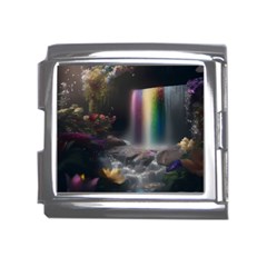 Waterfall Rainbow Mega Link Italian Charm (18mm) by Ravend