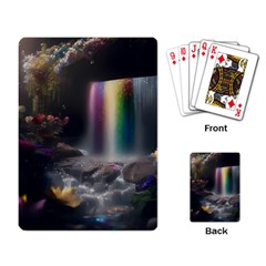 Waterfall Rainbow Playing Cards Single Design (rectangle)