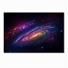 Universe Space Star Rainbow Postcard 4 x 6  (pkg Of 10) by Ravend