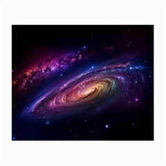 Universe Space Star Rainbow Small Glasses Cloth (2 Sides) by Ravend